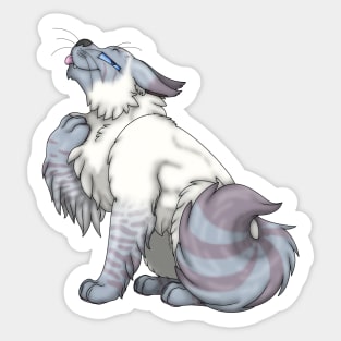 Blue Lynx Point Longhair Sticker